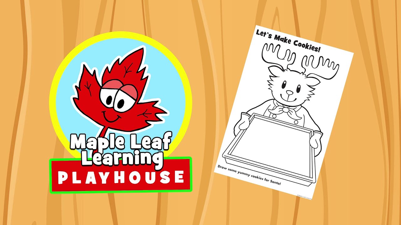 Let's Make Cookies! Worksheet for Kids | Maple Leaf Learning Playhouse