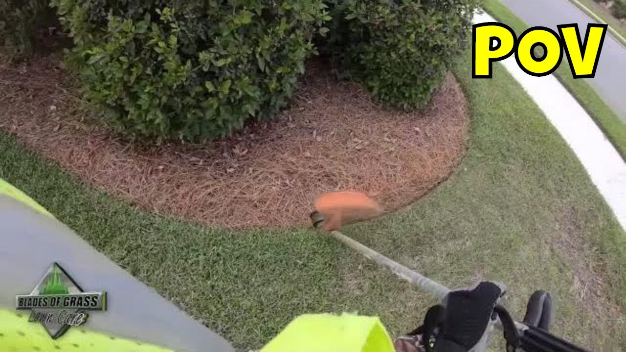 HOW I SEE IT (weed eating - weed whacking) POV