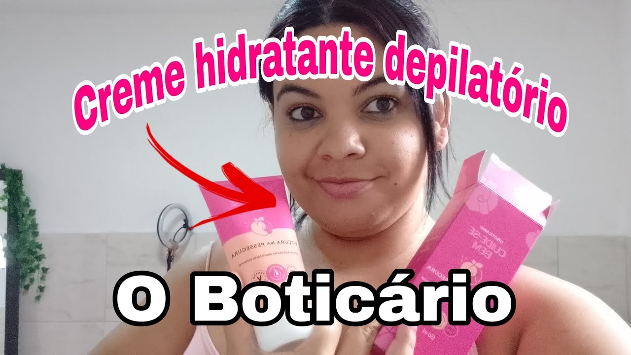 CREME DEPILATÓRIO DE PÊSSEGO  - O Boticário