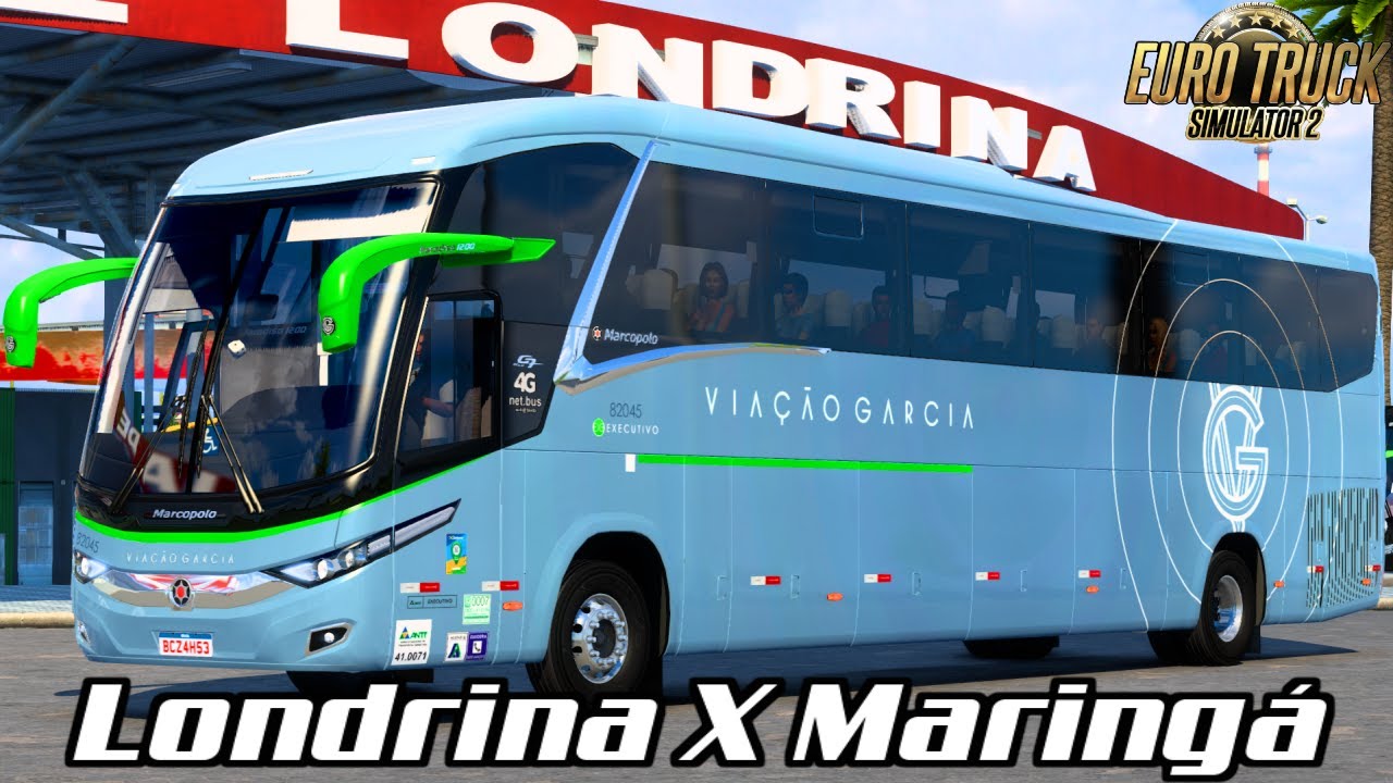 SIMULADOR DE ONIBUS | 🚌VIAÇÃO GARCIA EXECUTIVO | 📍LONDRINA X MARINGÁ - ⚙️NEW G7 1200 / MERCEDES