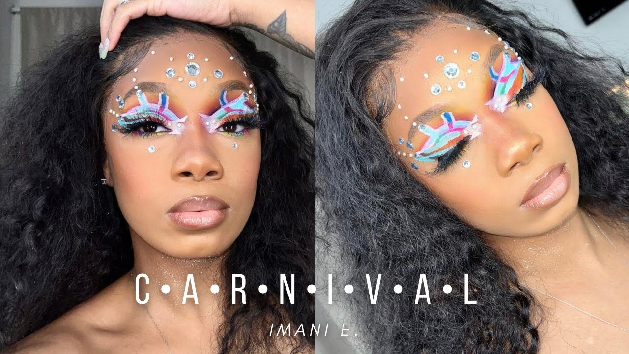 SHANEL COSMETICS: CARNIVAL INSPIRED MAKEUP TUTORIAL | BLACK OWNED BEAUTY BRANDS