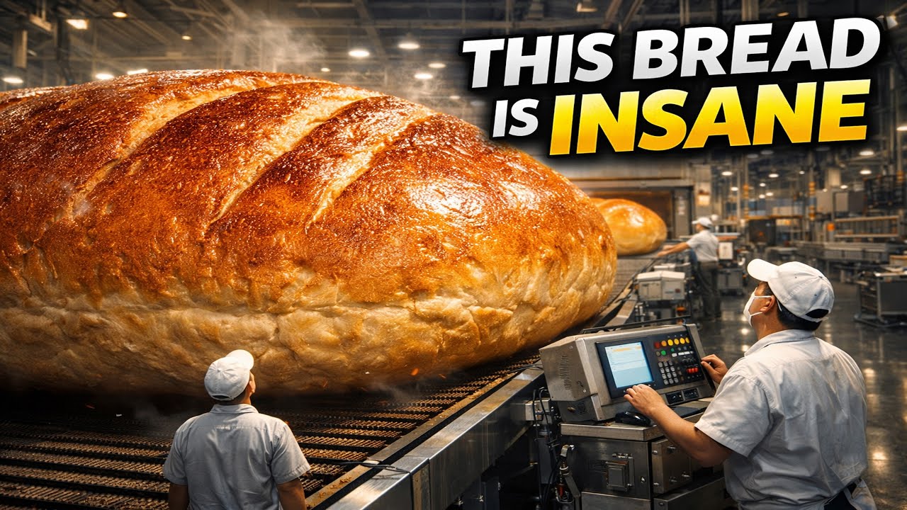 I Went Inside a Bread Factory That Produces at INSANE Scale