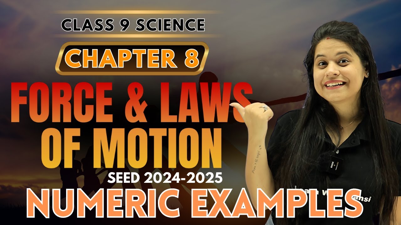 Force And Laws Of Motion | Numerical Examples | Chapter 8 | SEED 2024-2025