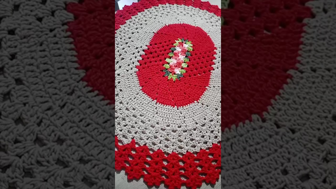 Tapete oval inspiração 
