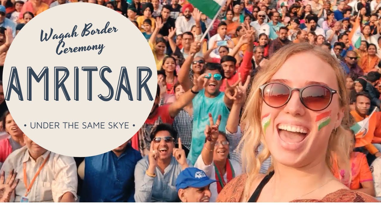 Церемония на пенджабской границе Индии и Пакистана