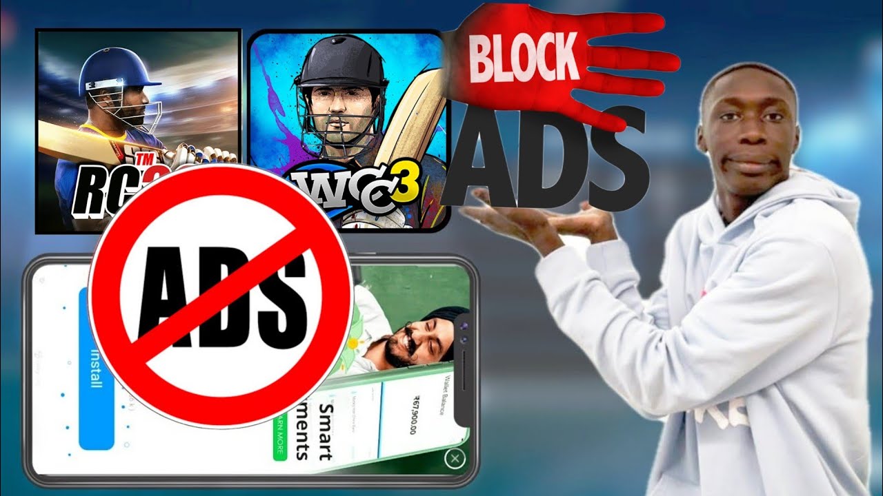 How To Block Overs End Ads in Real Cricket 22 | RC20 | Wcc3 and Wcc2 | remove ads from mobile Apps