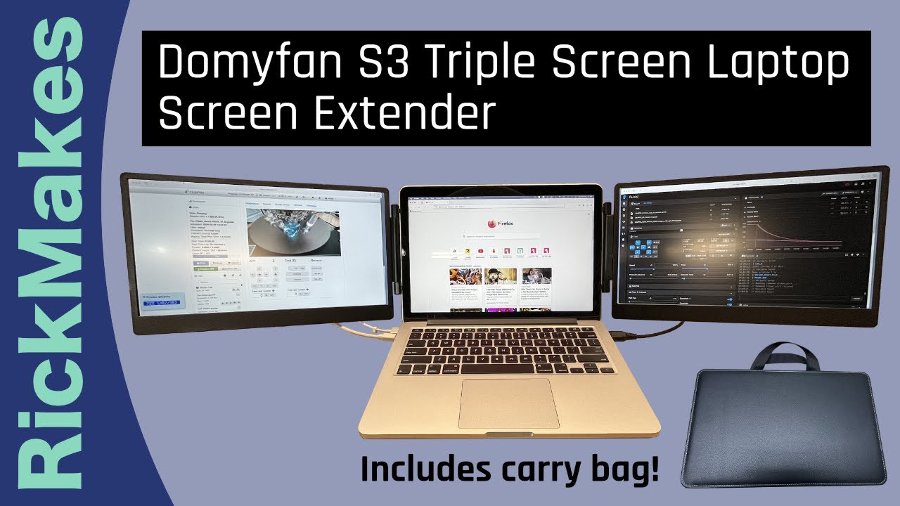 Расширитель экрана для ноутбука Domyfan S3 Triple Screen