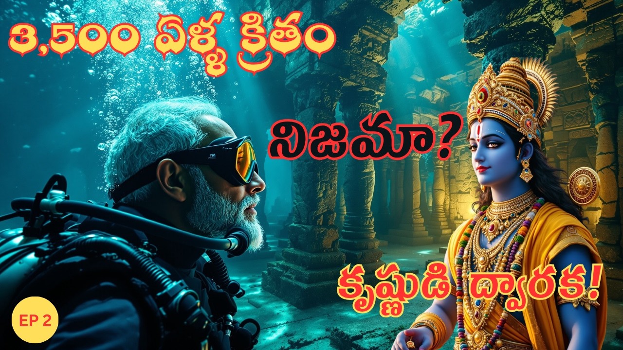 🔥 PM Modi 30 అడుగుల లోతులో కనుగొన్న రహస్యం | ద్వారక నిజమా? | కృష్ణుడి కోల్పోయిన నగరం