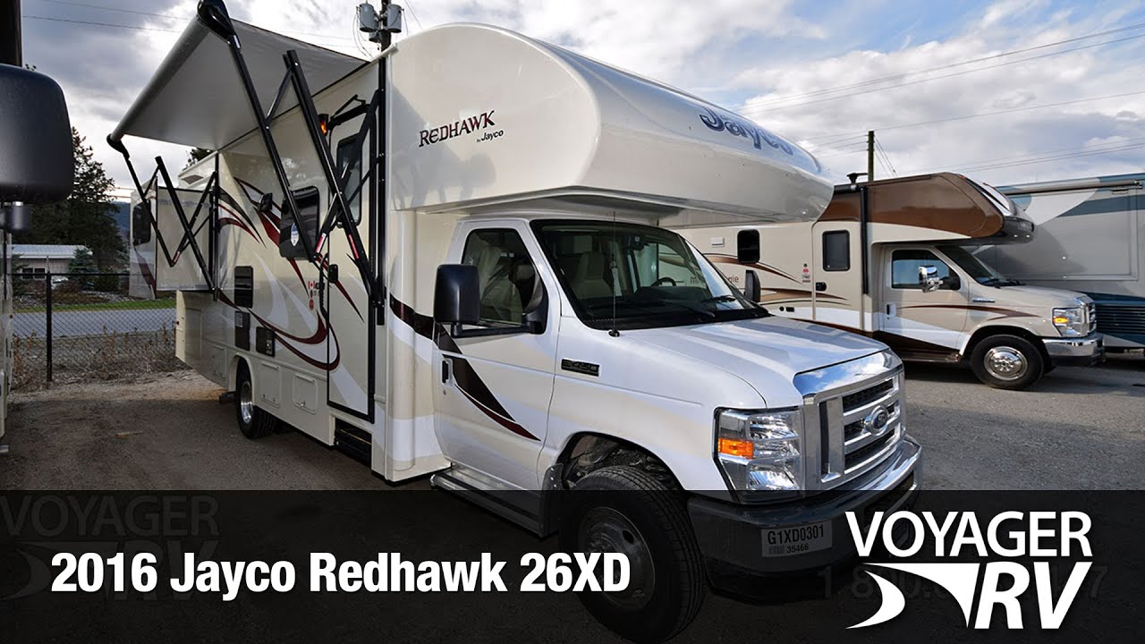 2016 Jayco Redhawk 26XD Class C Motorhome Video Tour - Voyager RV Centre