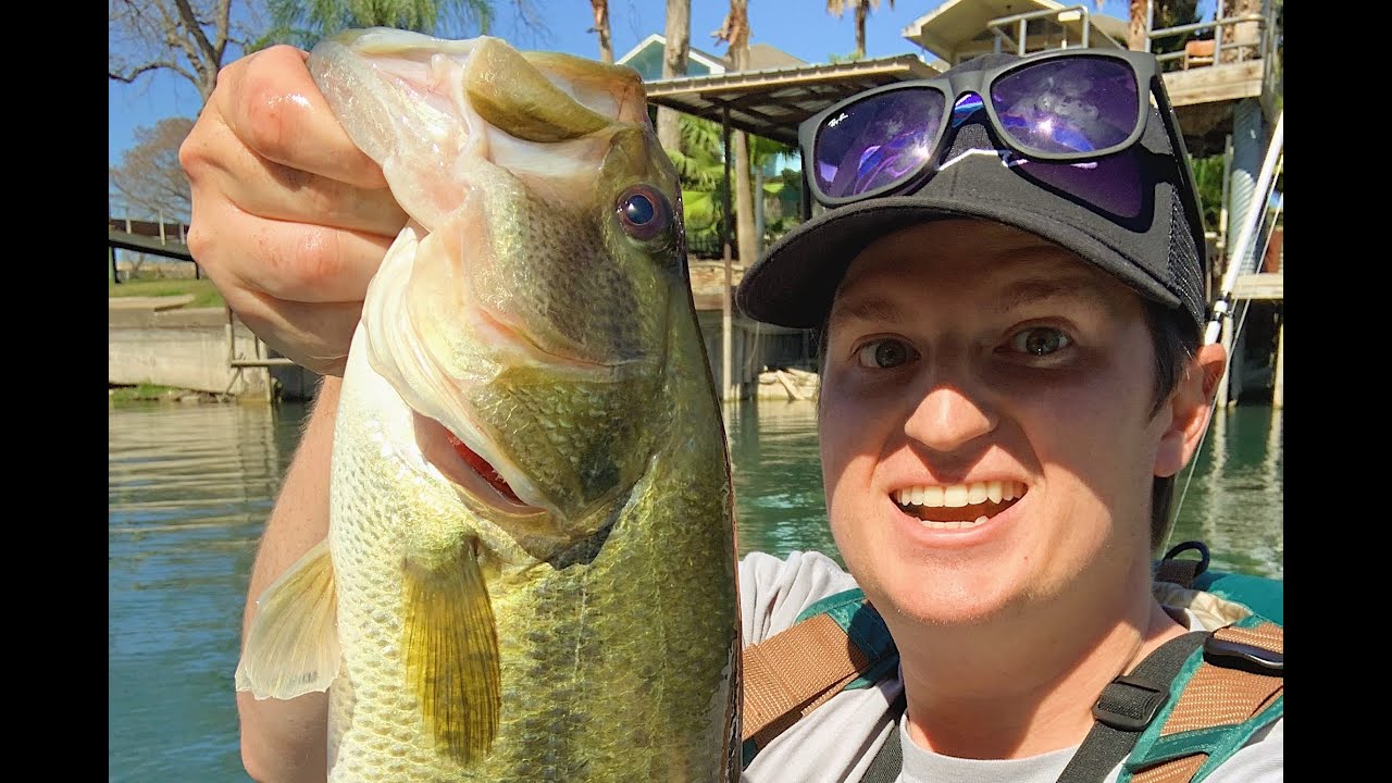 Bass Fishing the Lake Dunlap Portion of the Guadalupe River (DID NOT EXPECT THIS)