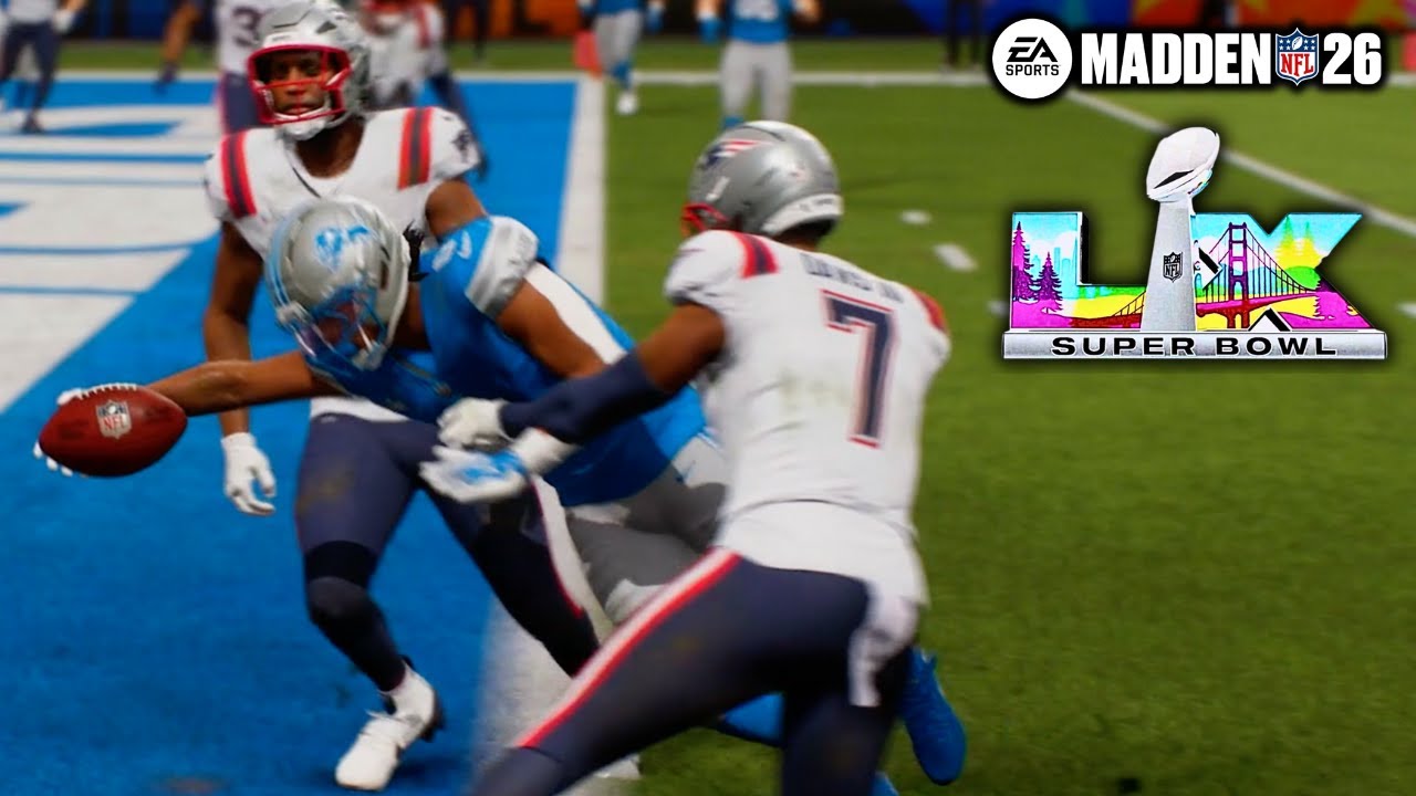 LIONS VS PATRIOTS SUPER BOWL LX XBOX GAMEPLAY