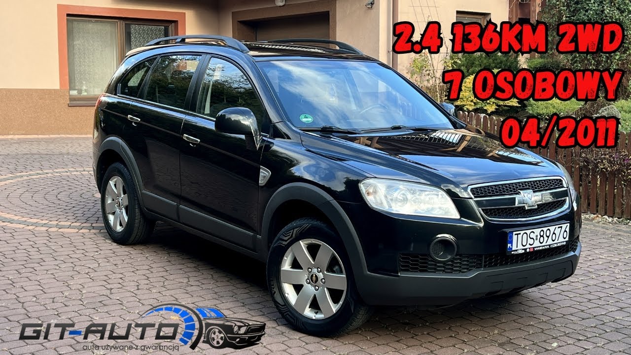 Chevrolet Captiva 2.4 136KM 2WD LS 💥 7 Osobowy 🇩🇪 Import 🇩🇪 Manual - Fabryczny lakier i brak rdzy 💥