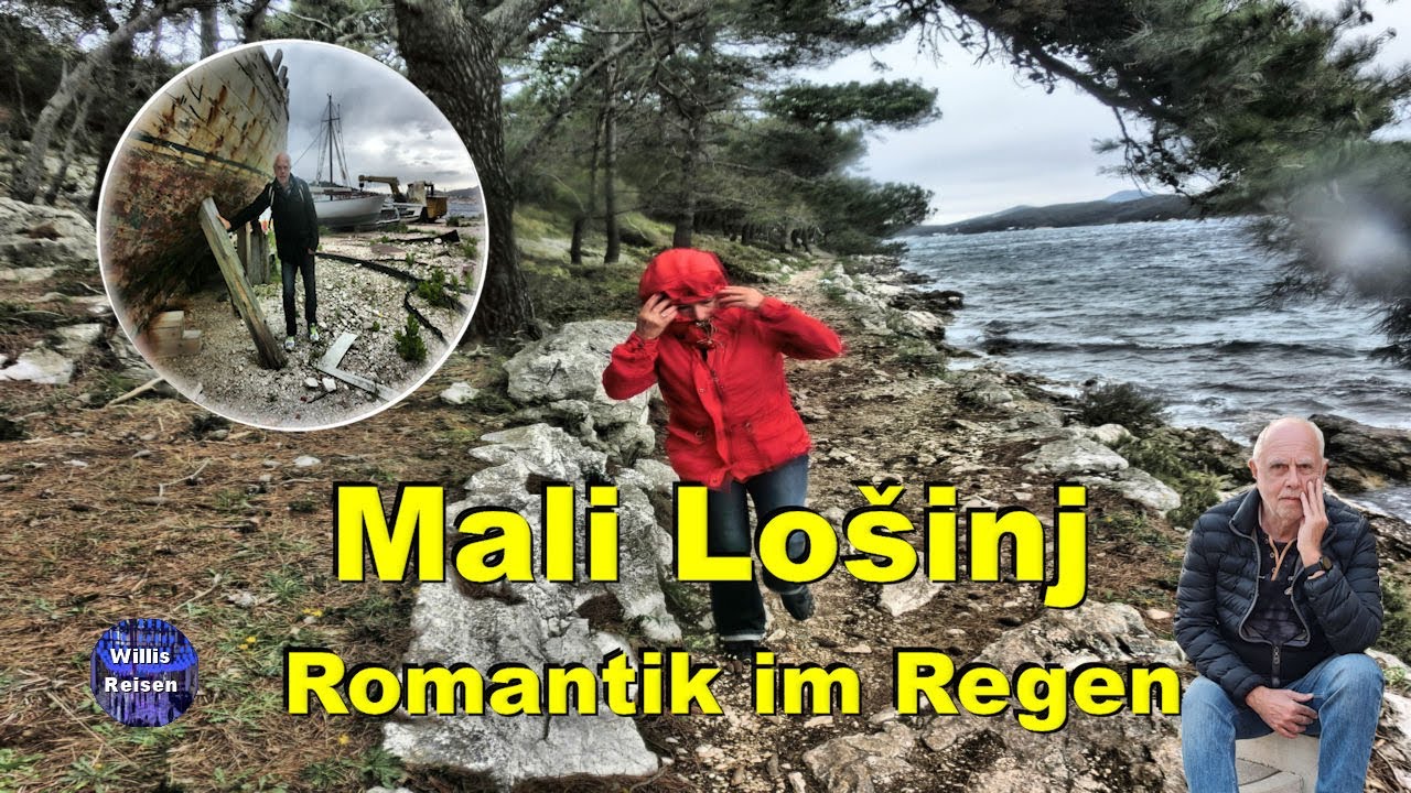 🇭🇷 Kroatien - Mali Lošinj.  Ein Sturm- und Regenspaziergang der besonderen Art”🤗
