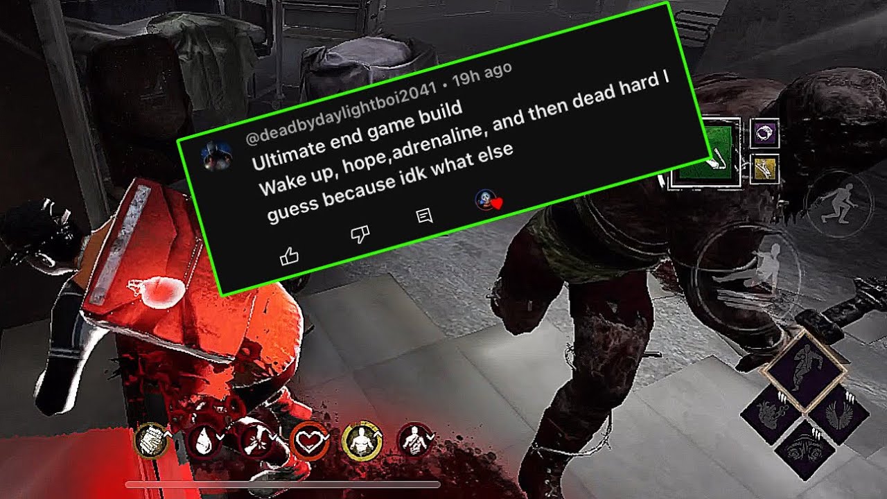 Trying OUT @deadbydaylightboi2041 ULTIMATE END GAME BUILD | Dead by Daylight Mobile
