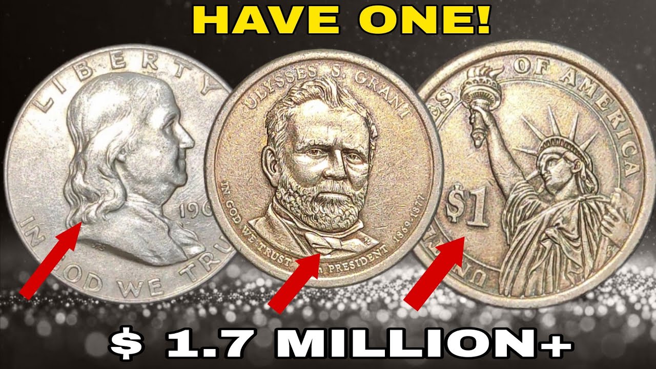 Rare USA Half Dollar & Dollar Coins Worth Millionaire Maker Coins Today! $$$