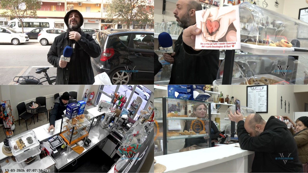 Furto delle mance nei bar, individuato il ladro barese di salvadanai: 