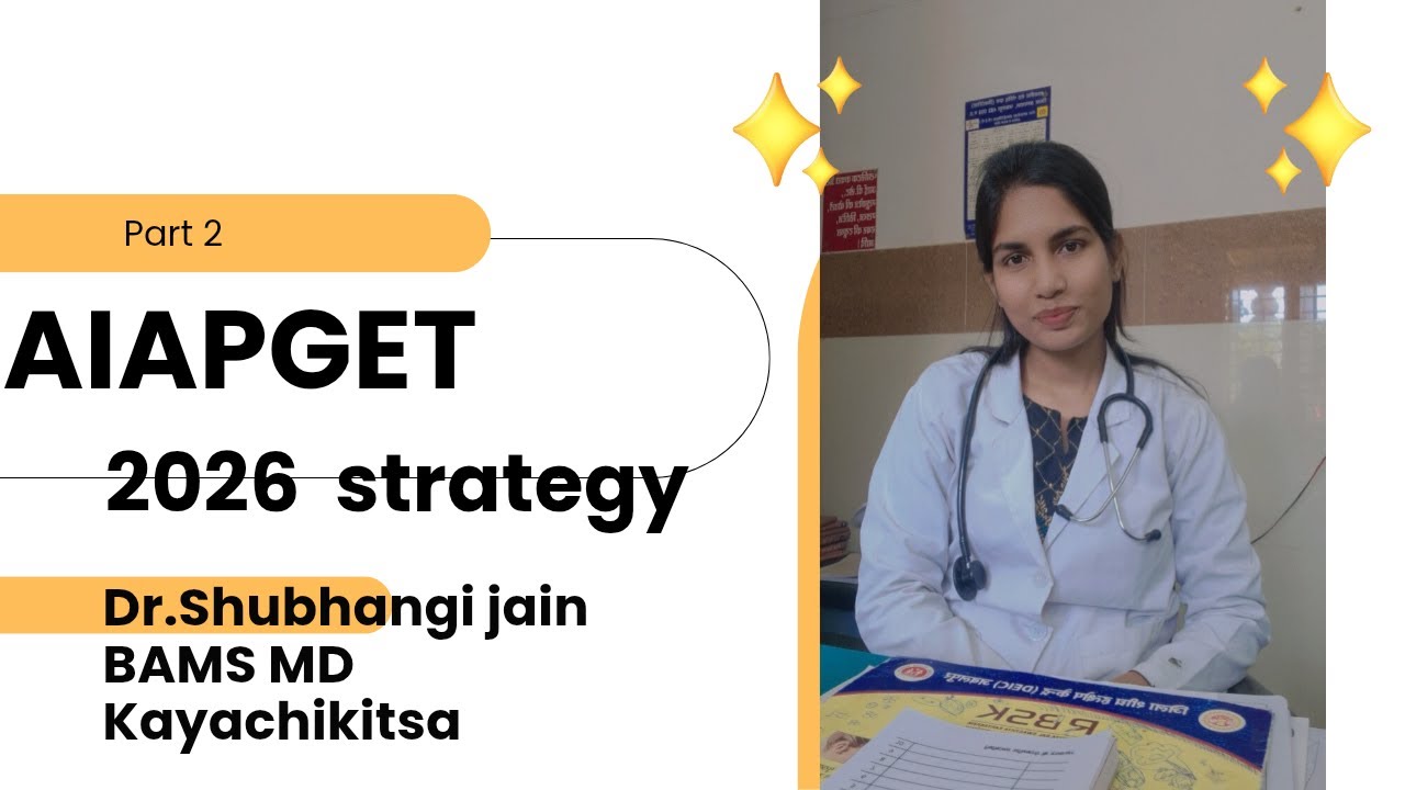 Aiapget 2026 - 6 month strategy plan📚⏳️🏆💪 (part 2)#aiapget #ayurveda #aiapgetstrategies #study #fyp 