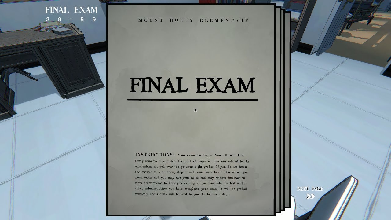 Blue Prince Classroom Exam Puzzle &ndash; All Final Exam Answers & Diploma Trophy Guide
