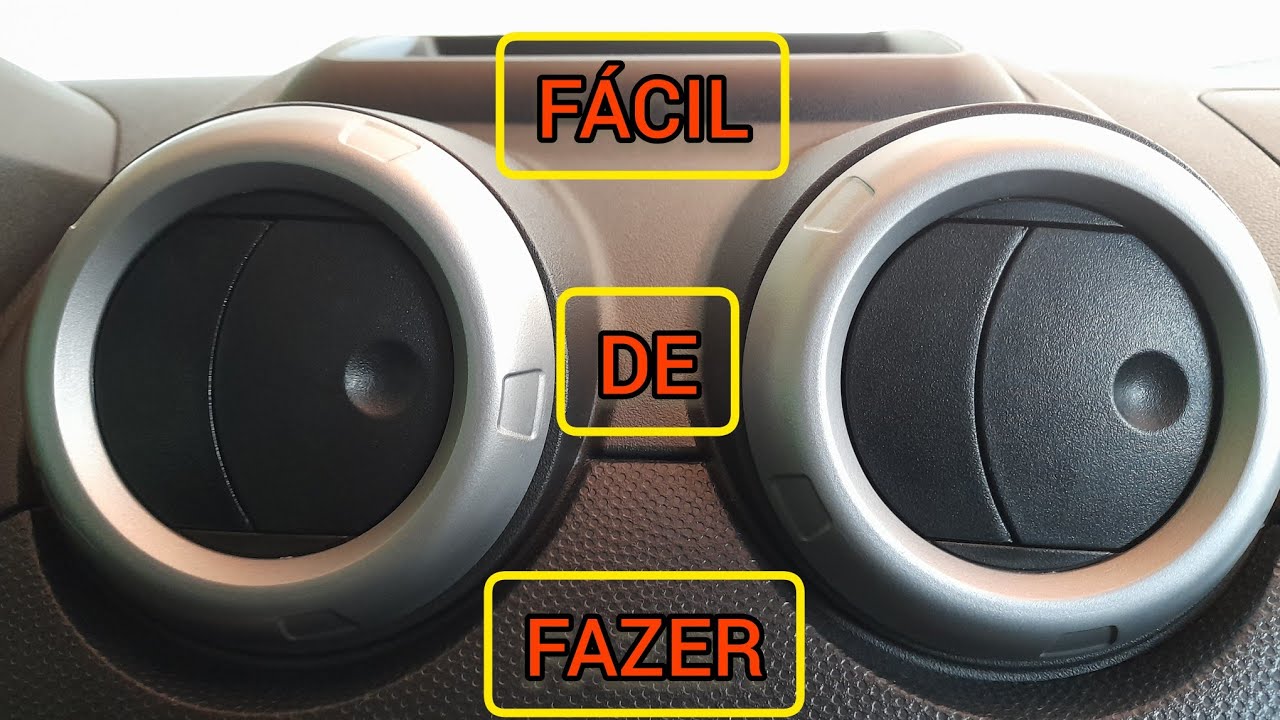 COMO TROCAR OS DIFUSORES DE AR (PRATA) DO FIESTA ZETEC ROCAM 