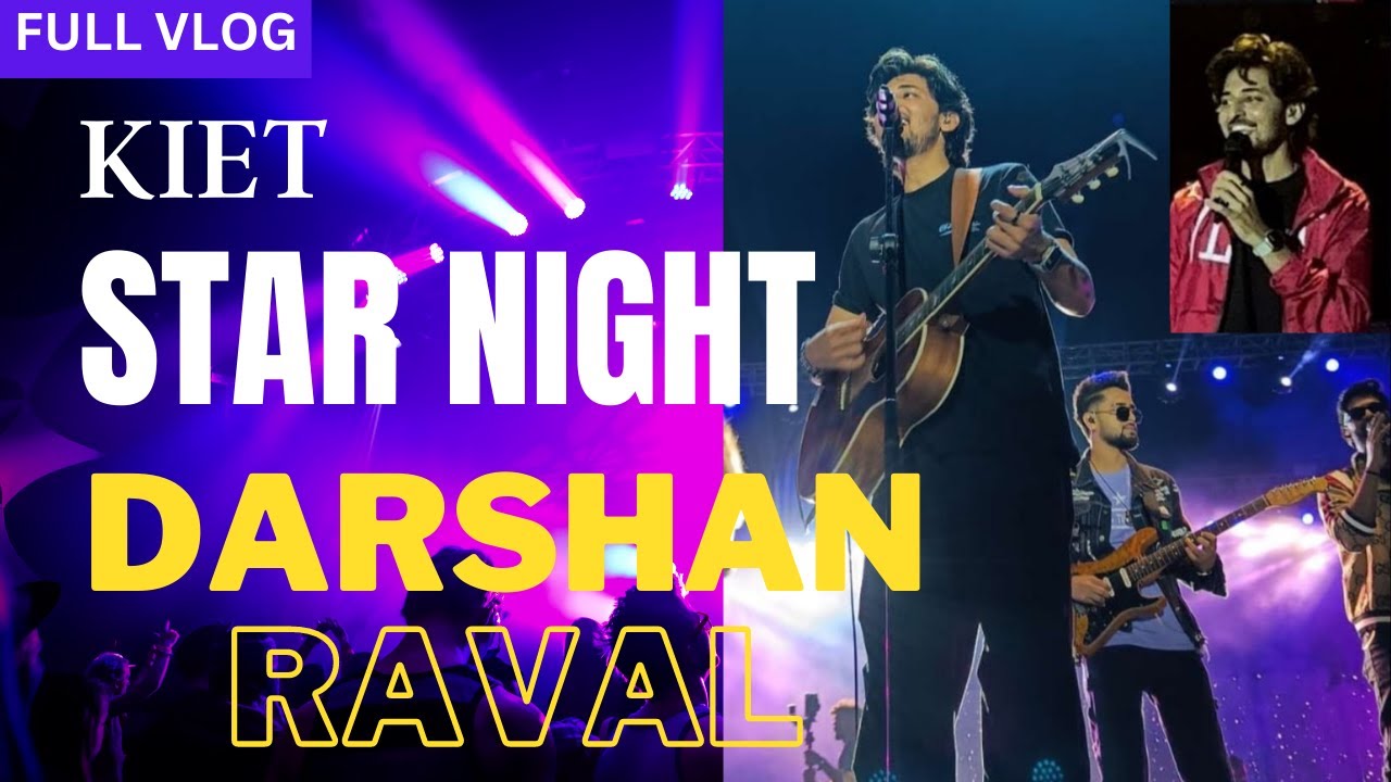 Darshan Raval Concert at KIET Ghaziabad | Full Vlog | EPOQUE College Fest | Star Night | DAKSH TYAGI