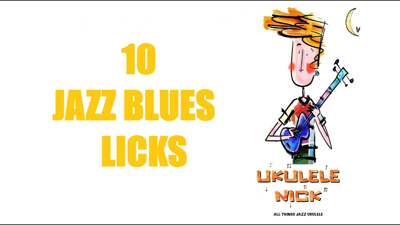 10 Jazz Blues Licks - fingerstyle ukulele tutorial (with tabs)