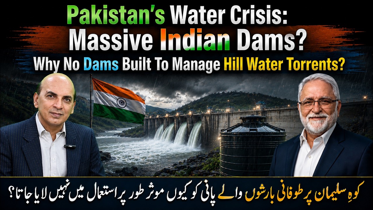 Pakistan&rsquo;s Water Crisis: Massive Indian Dams? | Why No Dams Built To Manage Hill Water Torrents?