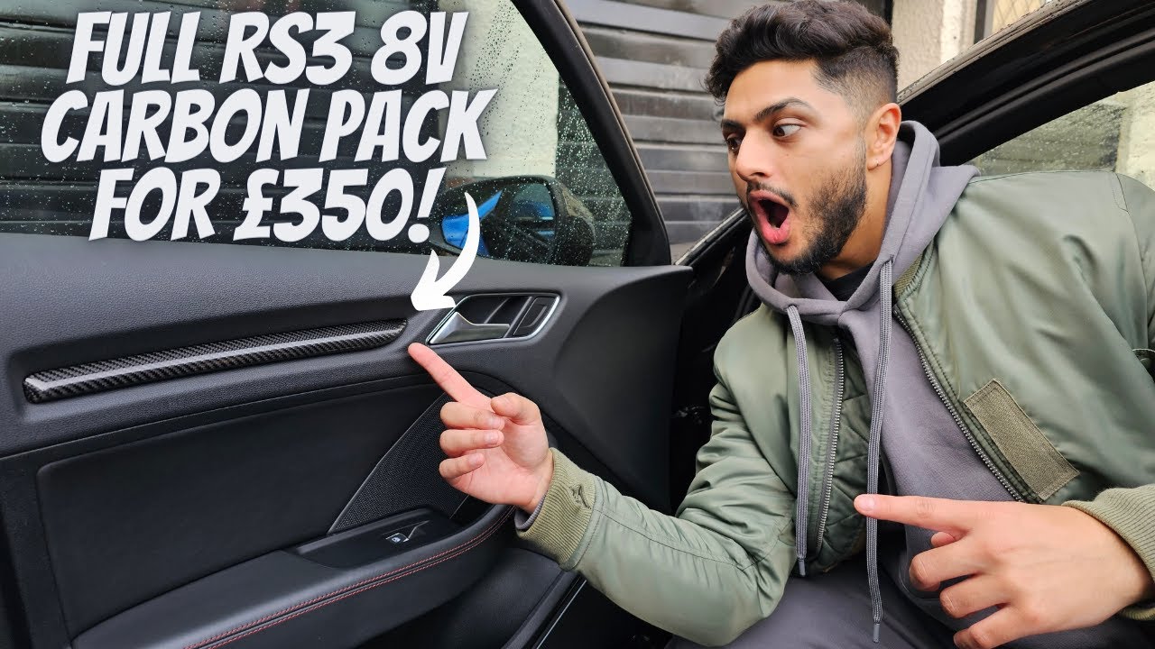 Оригинальная оригинальная карбоновая отделка RS3/S3 8V "CARBON PACK" для модернизации | S3Ranj