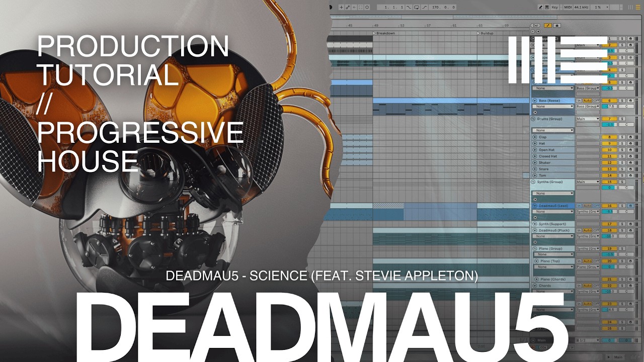 Production Tutorial: Deadmau5 Progressive House | From Start To Finish (Ableton)