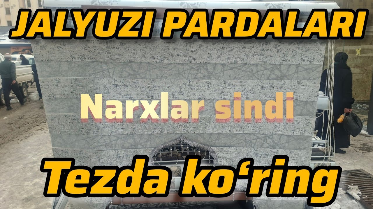 Narxlar sindi Jalyuzi pardalari arzon narxlarda. Urganch dehqon bozori. Нархлар синди Жалюзи парда.