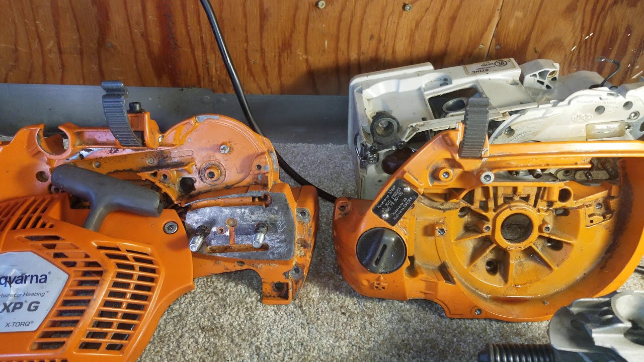 My Husqvarna 576xp, or whats left of it.