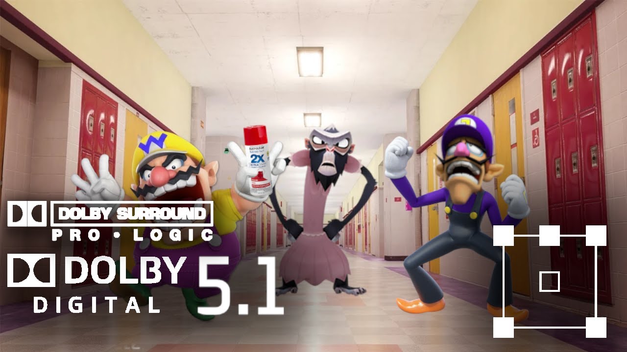 Wario and Waluigi die by Ms. Simian while Spray Painting entire Elmore Junior High School.ac3