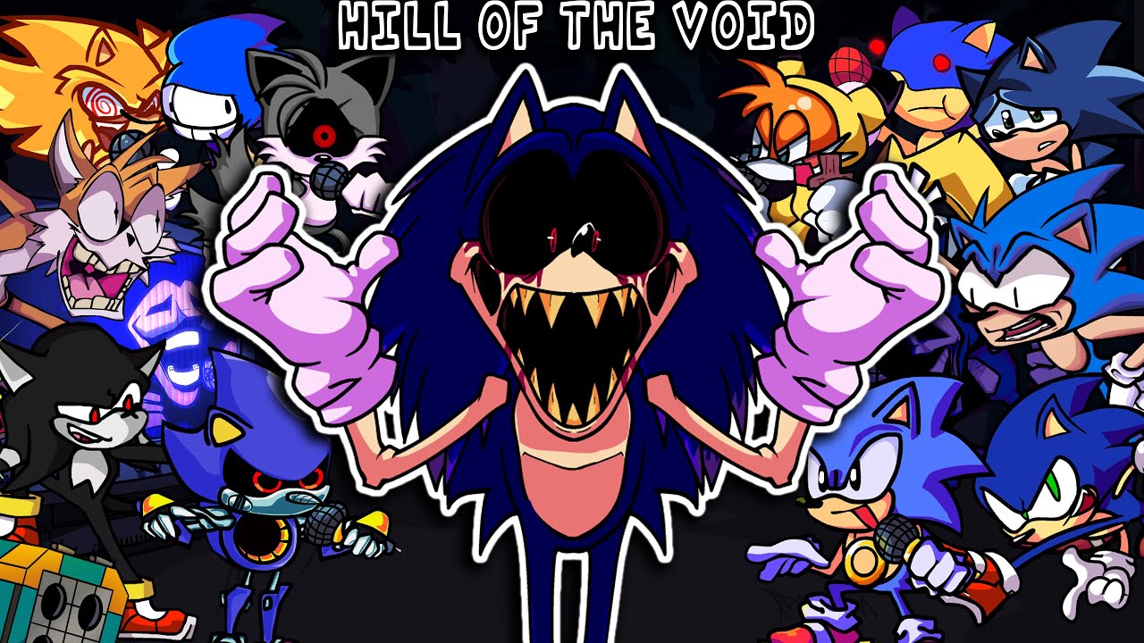 Hill Of The Void but Every Turn a Different Sonic Character Sings 🐱 - FNF Cover (Sonic.exe Fan Song)