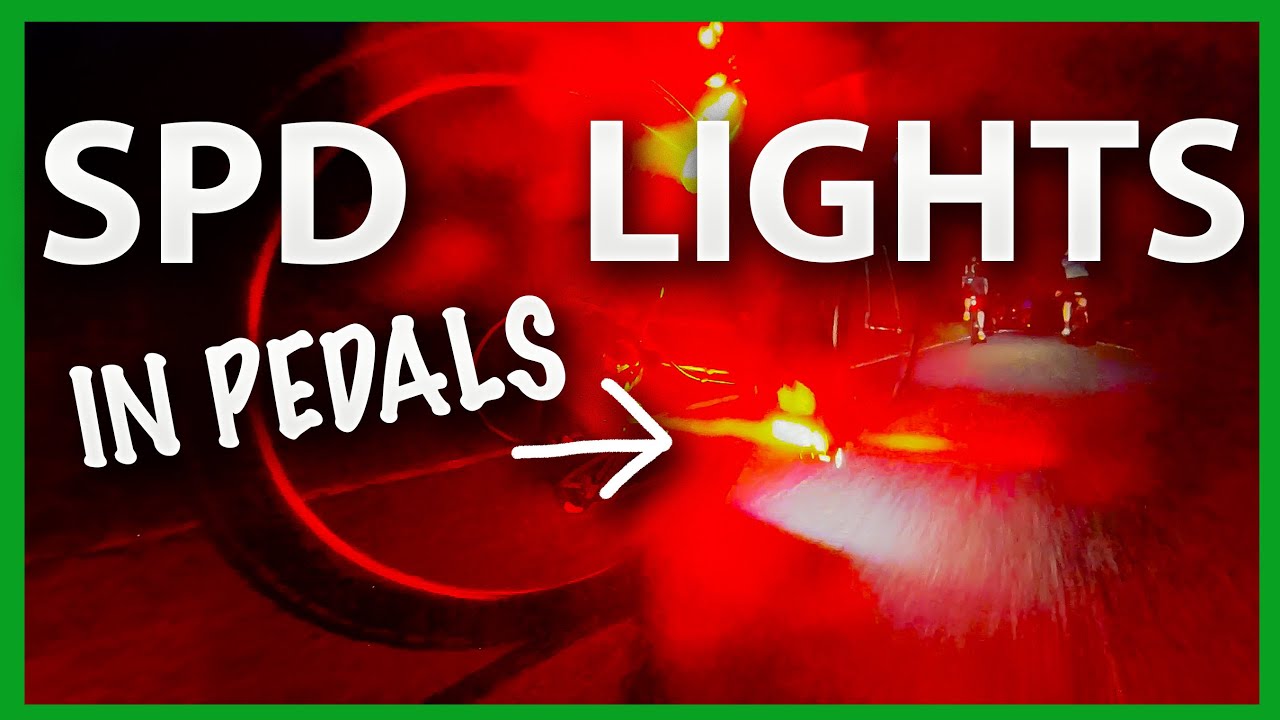Lights in SPD Pedals - ArcLight by Redshift Sports