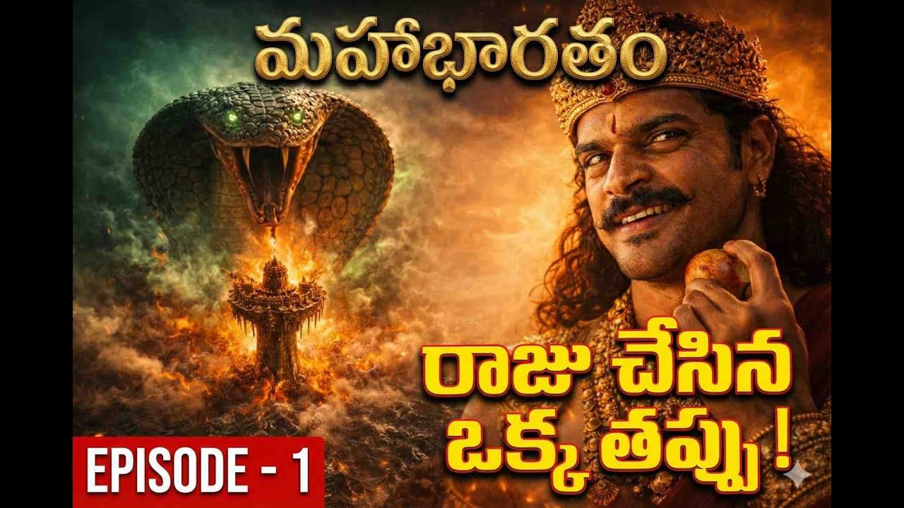 రాజు చేసిన ఒక్క తప్పు! భయంకరమైన శాపం! 🐍 | మహాభారతం Ep 1