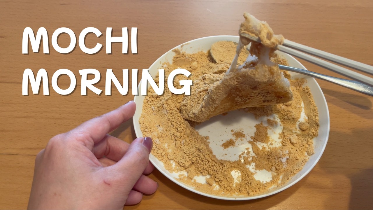 Japanese Silent Vlog | Cozy Morning with Mochi & Finding Lunch at a Convenience Store
