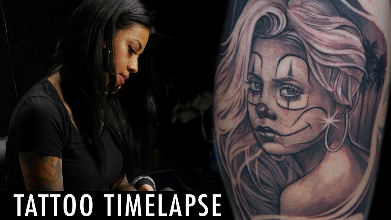 Tattoo Timelapse - Elvia Guadian