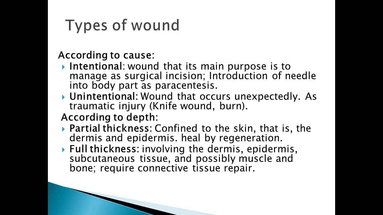 المحاضرة الثانية فى مادة (تمريض البالغين النظري) بعنوان Skin integrity and wound care للفرقة الأولى