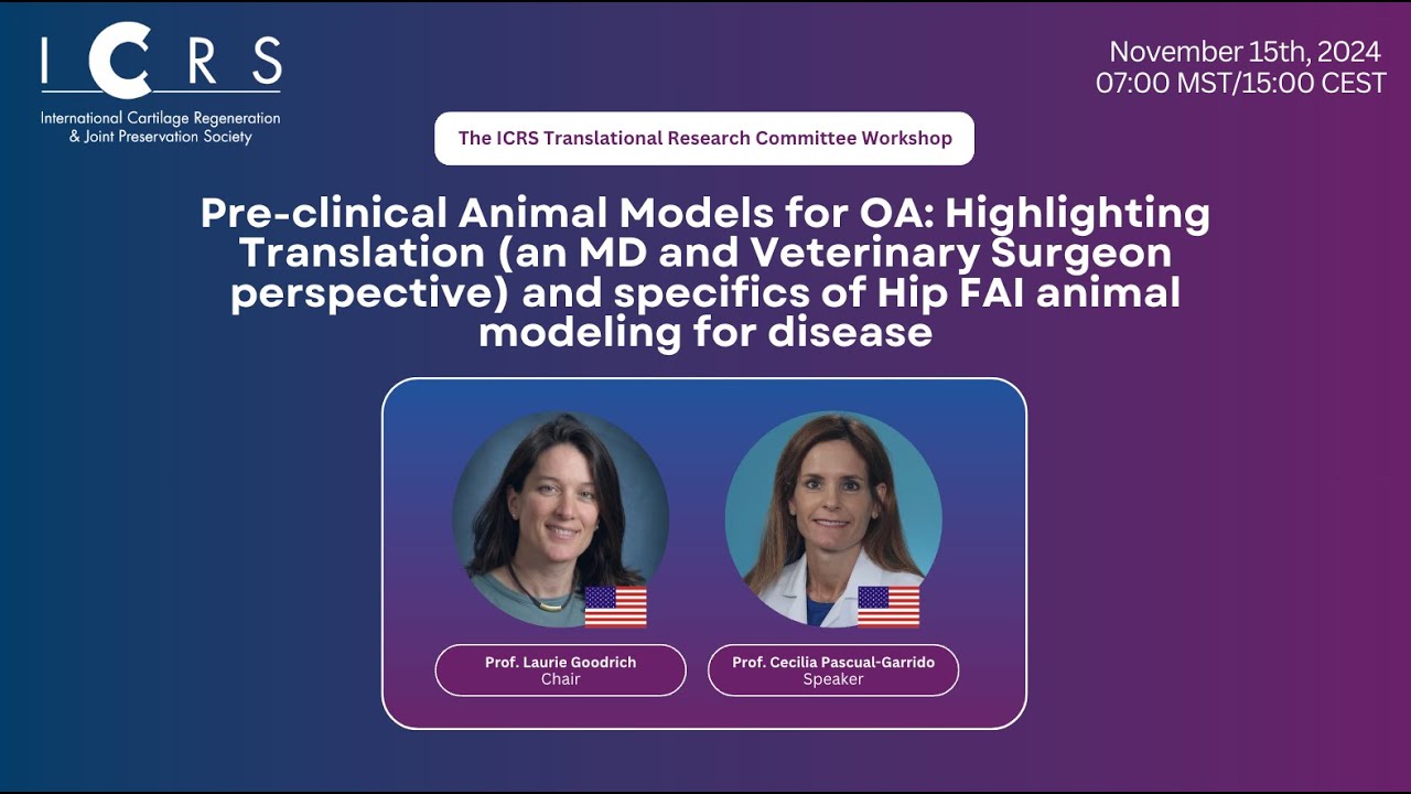 Pre-clinical Animal Models for OA