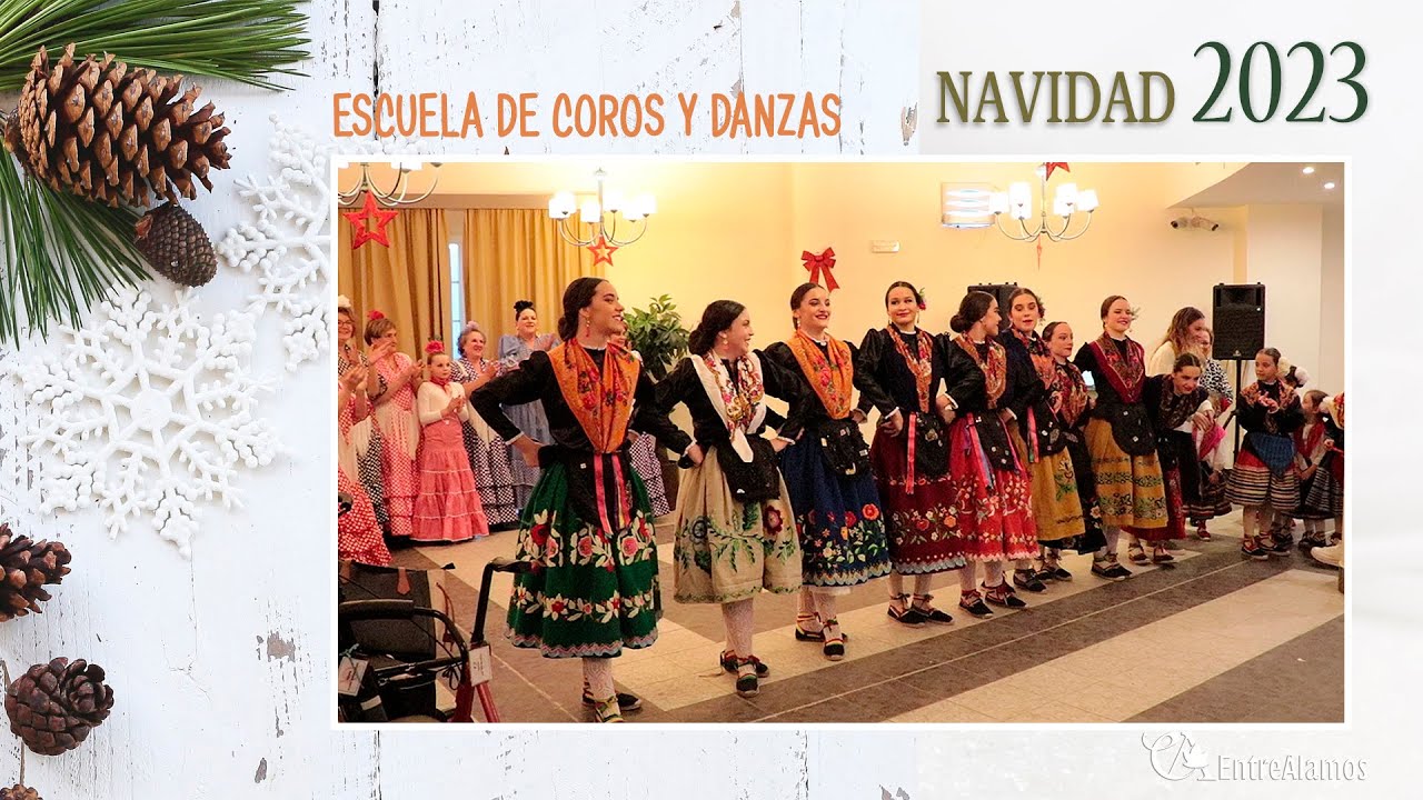 ESCUELA DE COROS Y DANZAS DE GRANADA VISITA  ENTREÁLAMOS