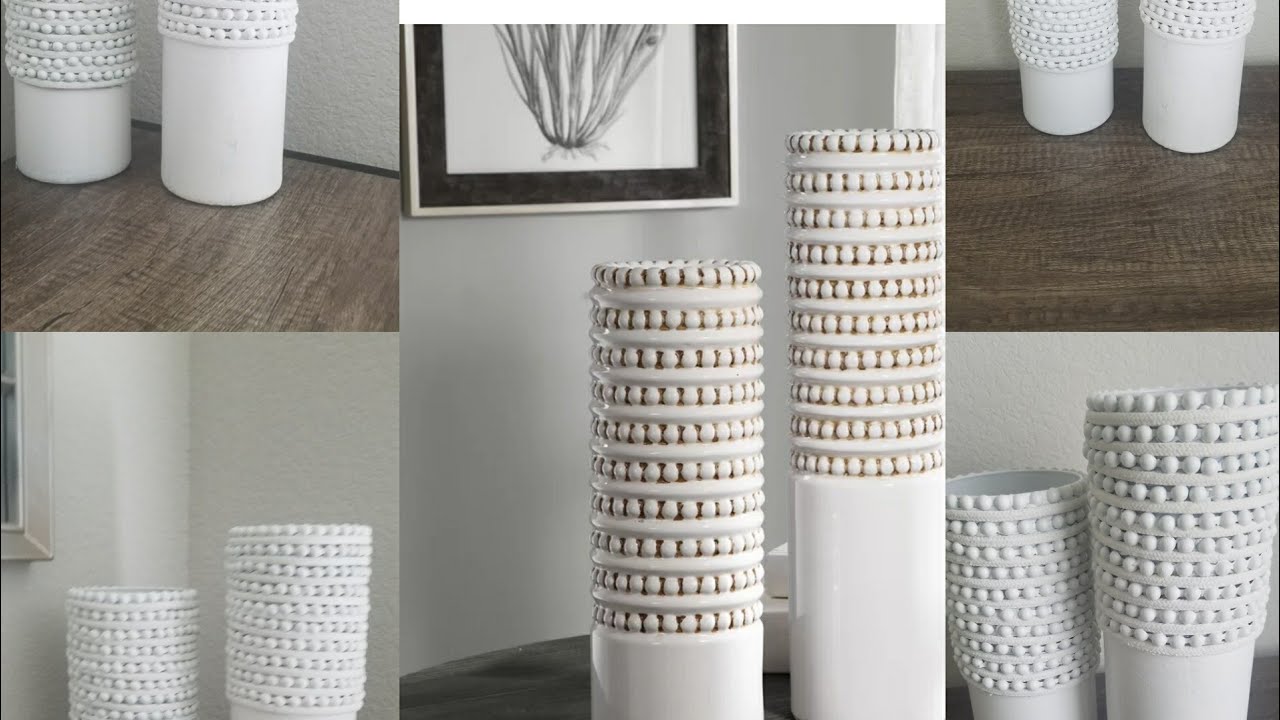High End Table Vase Set $5 vs $160 Chick For Cheap DIY Challenge September 2020 Wayfair Dupe