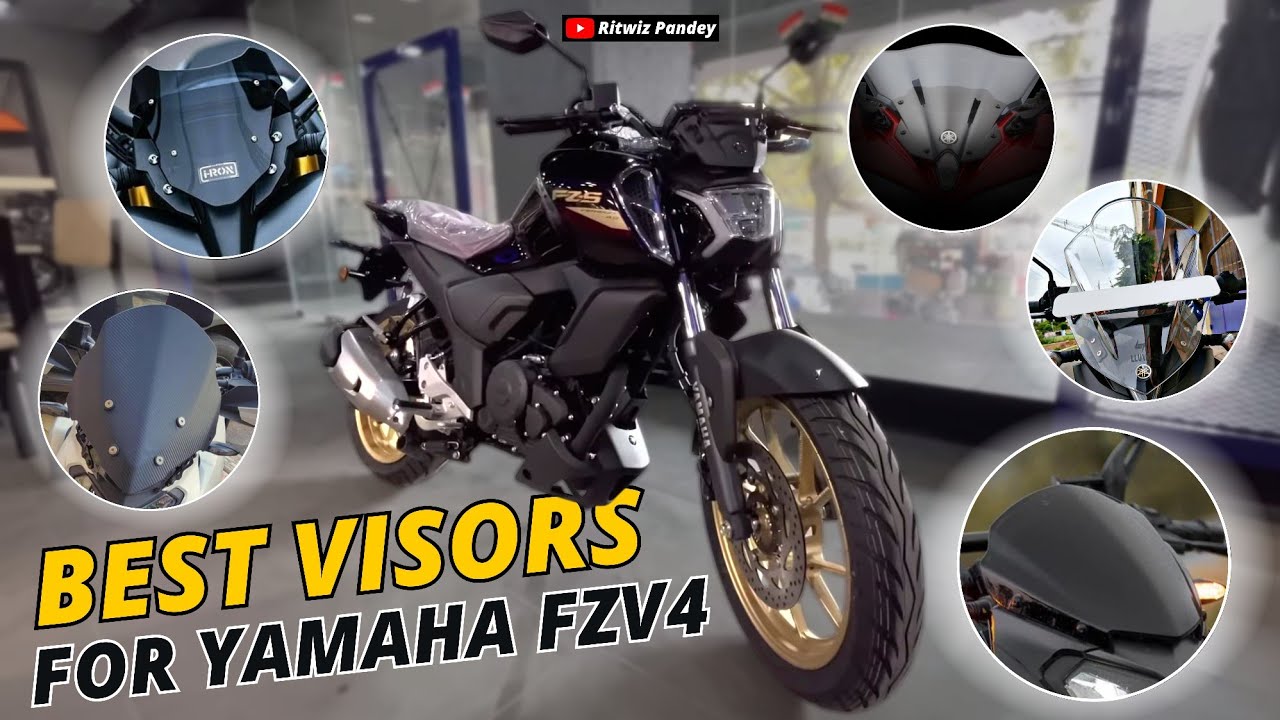 Types of Yamaha fzv4 Visor Modification with Buying Links.