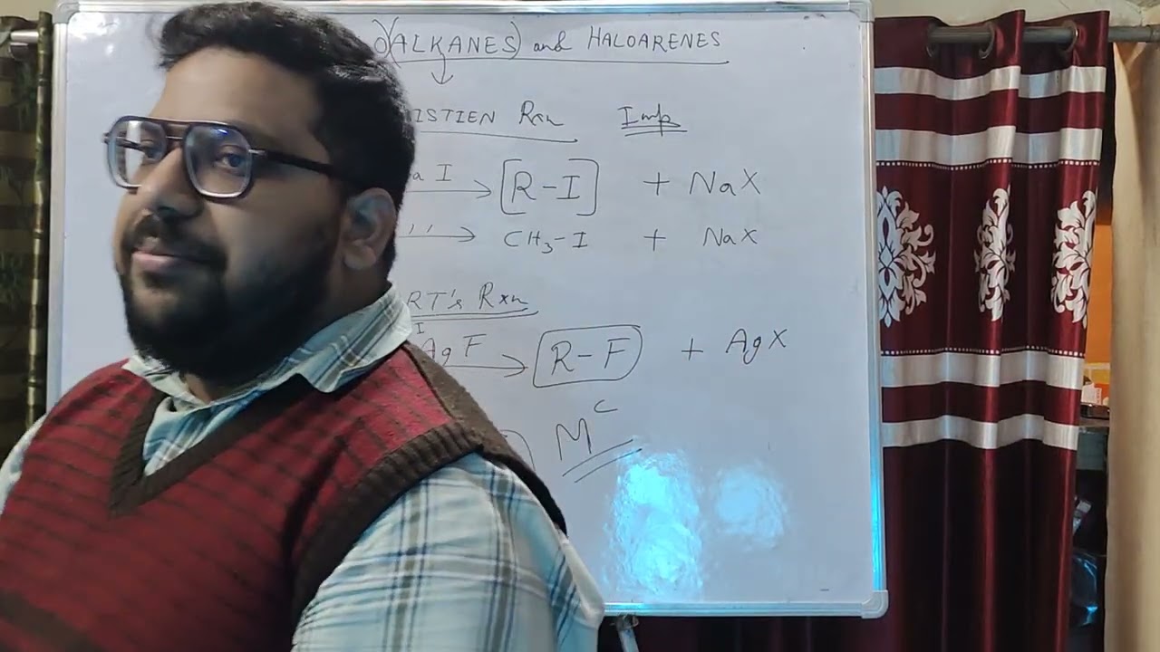CLASS 12TH - HALOALKANES and HALOARENES ( Method of Preparation). #chemistry #Boards 