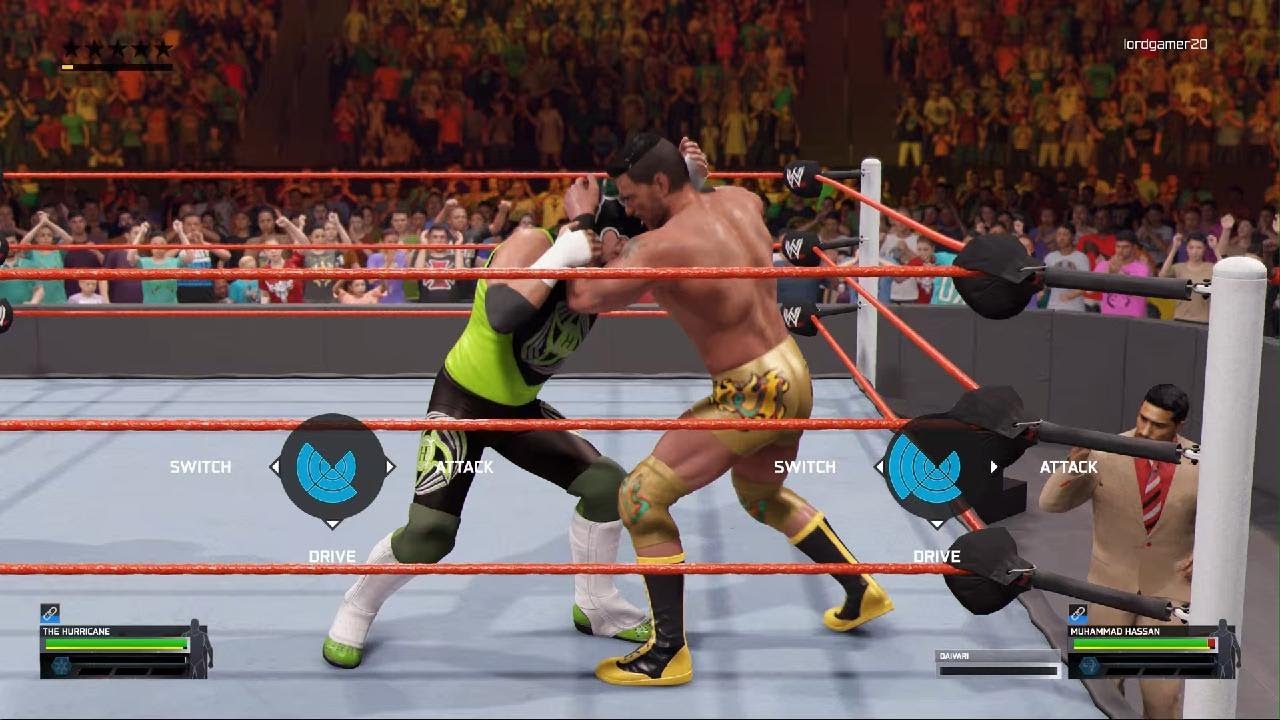 WWE 2K25 Muhammad Hassan vs the Hurricane