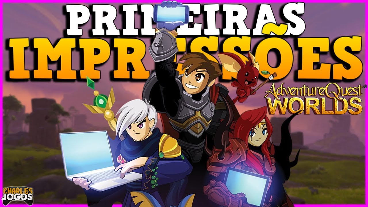 ADVENTURE QUEST WORLDS EM 2025 | PRIMEIRAS IMPRESS&Otilde;ES DO MMORPG GRATUITO 👾