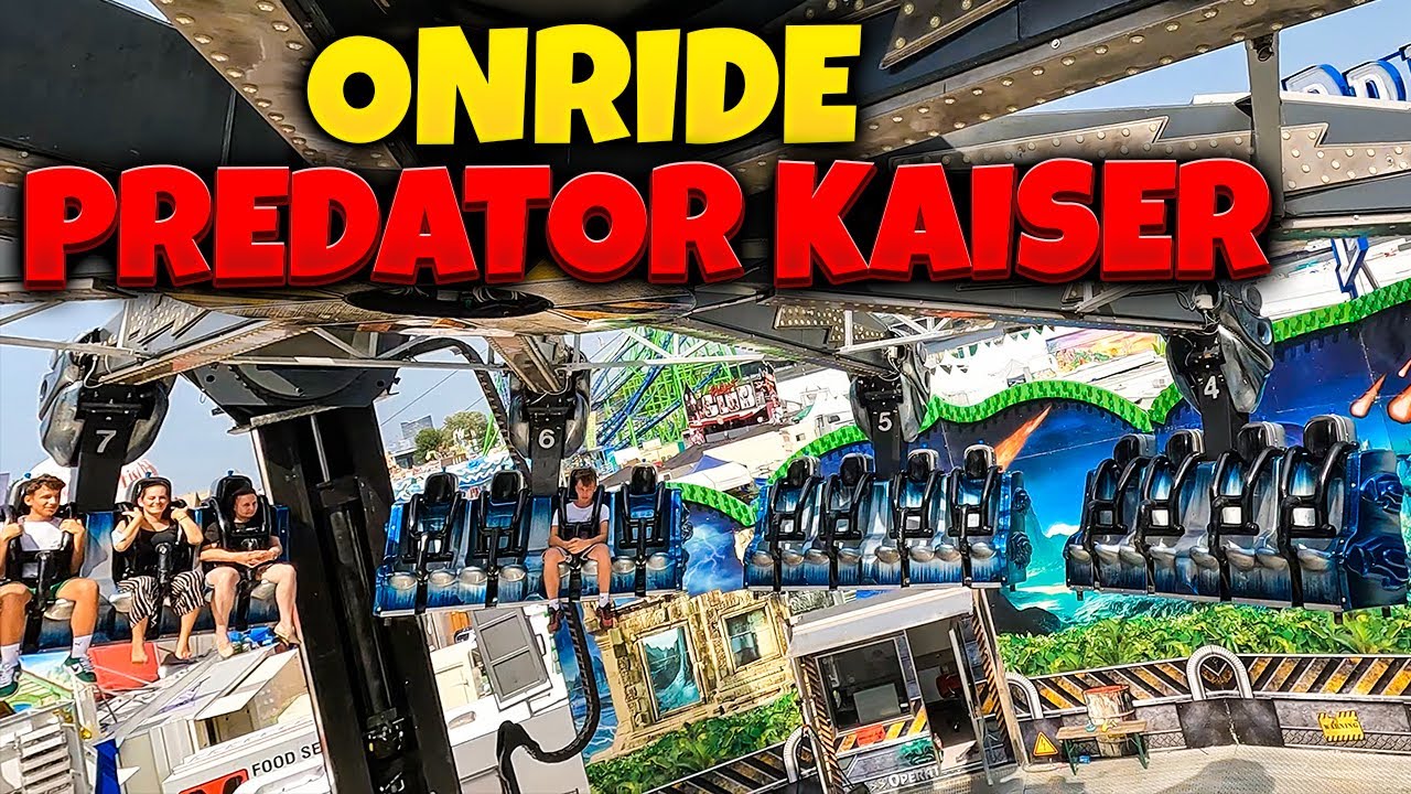Predator - Kaiser (Onride) Video Rheinkirmes Düsseldorf 2022
