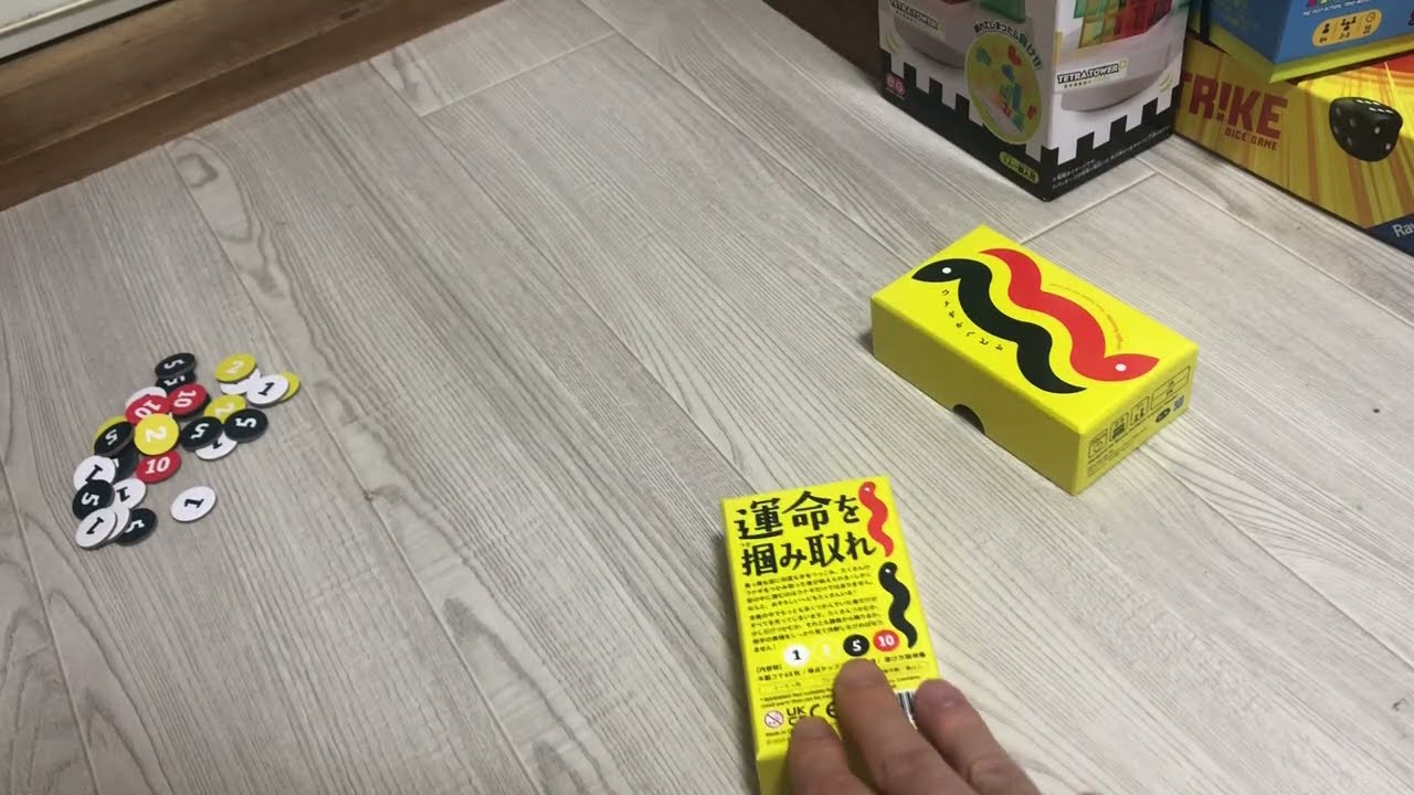 ❶ウナギかヘビか(2-8人)のルールを覚えよう♪1375