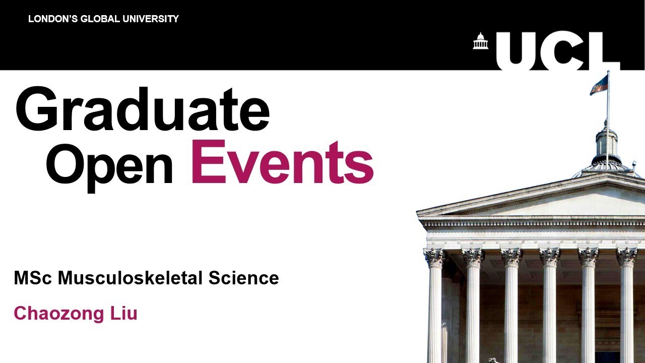 MSc Musculoskeletal Science Open Day