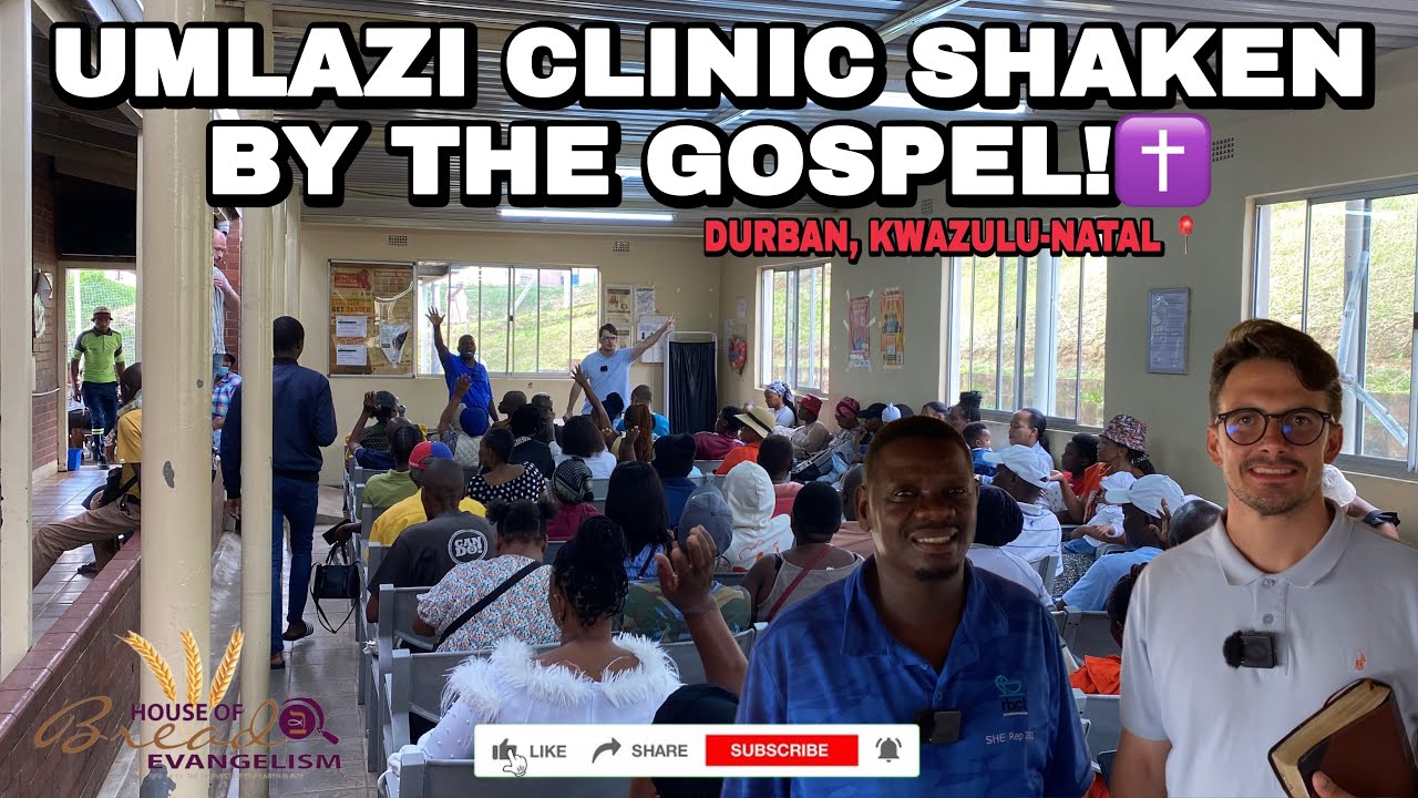 Preaching the Gospel at Umlazi Clinic.✝️ | 60+ patients surrendered to Jesus❗️