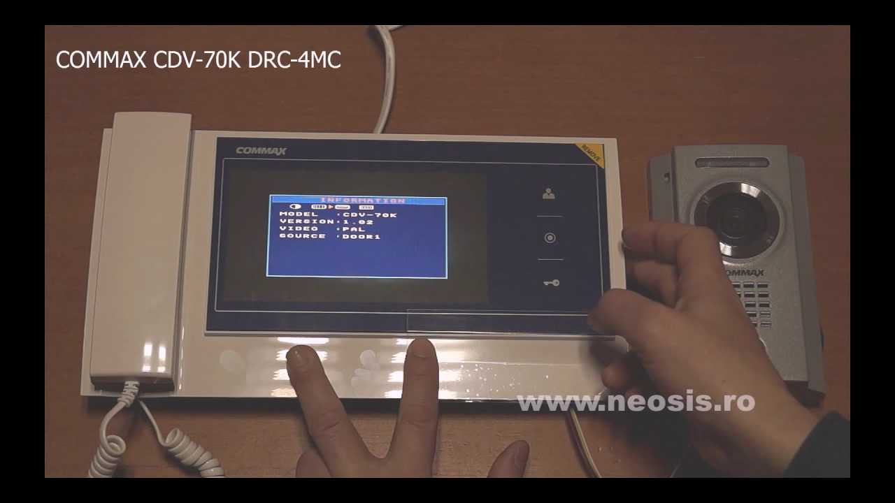 Videointerfon  color COMMAX CDV-70K DRC-4MC - NEOSIS