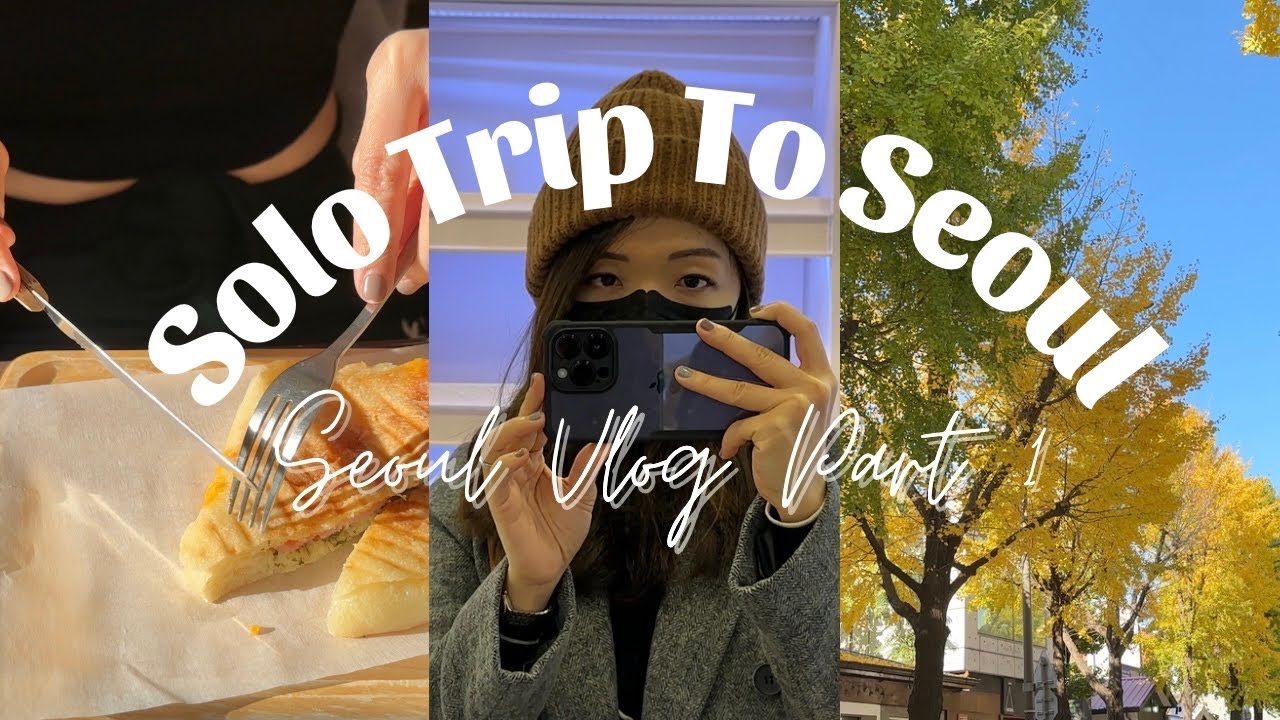 Solo Trip to Seoul in Autumn | Hanok Cafes | Tea House | Hongdae Shopping | Quiet Vlog [Part 1]